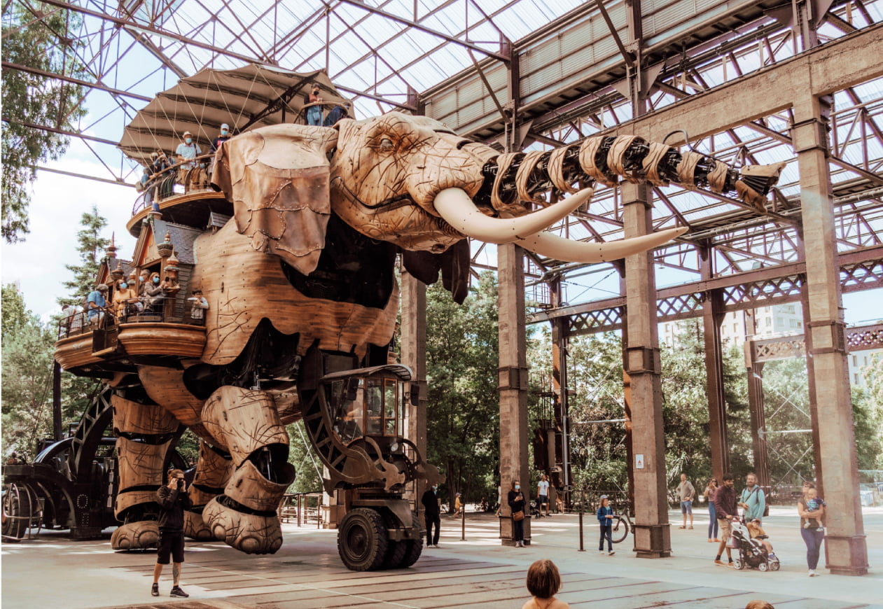 Le grand éléphant des Machines de l'île de Nantes